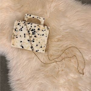 Cult Gaia Acrylic Handbag Clutch